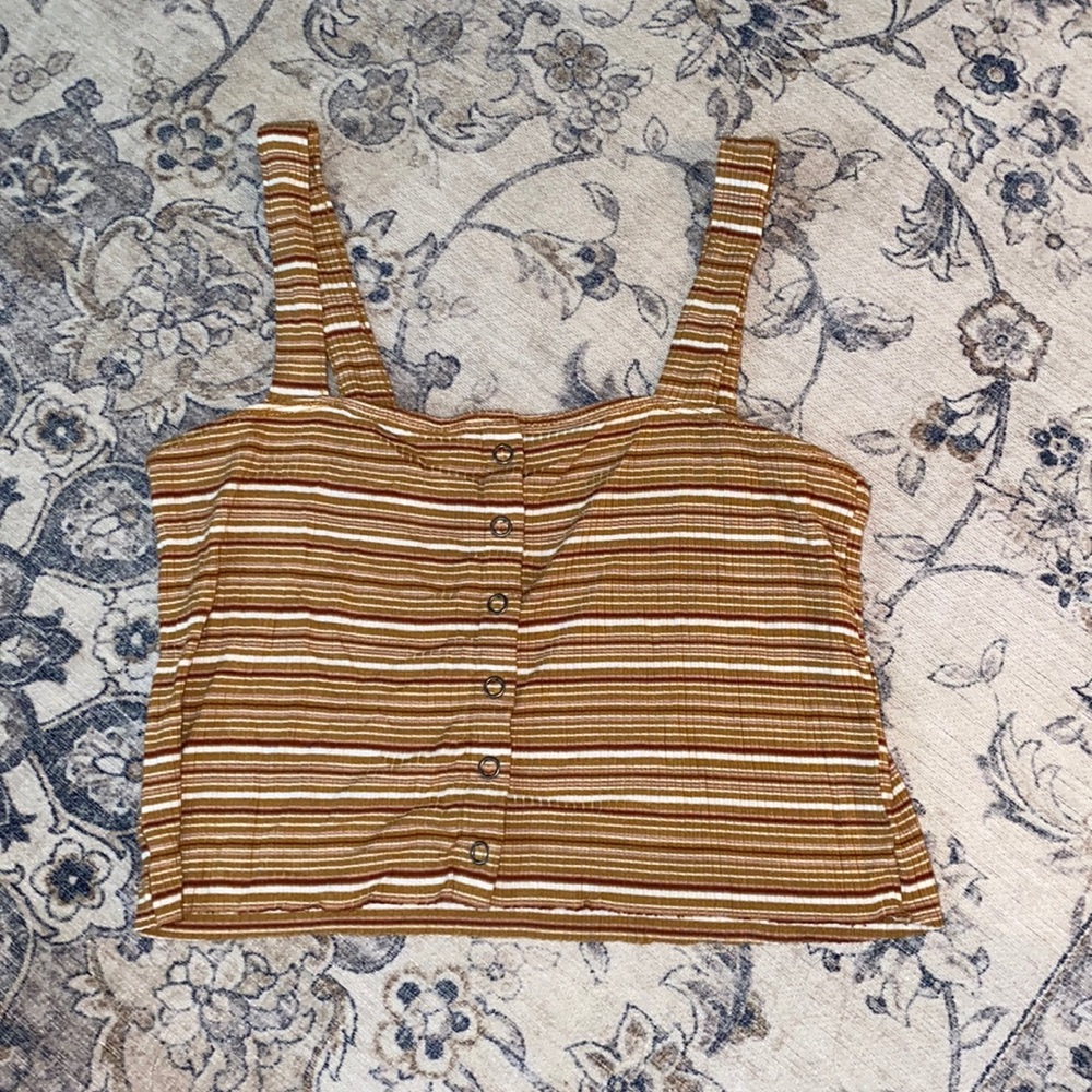 American Eagle Stripped Tank Top
